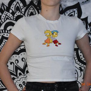 Simpsons Crop Top